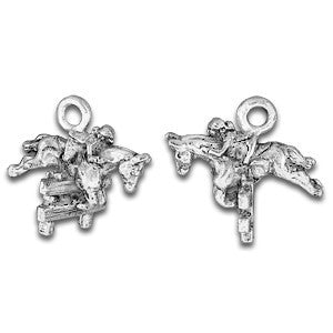 Horse Charm With Jumping Rider - SamandNan