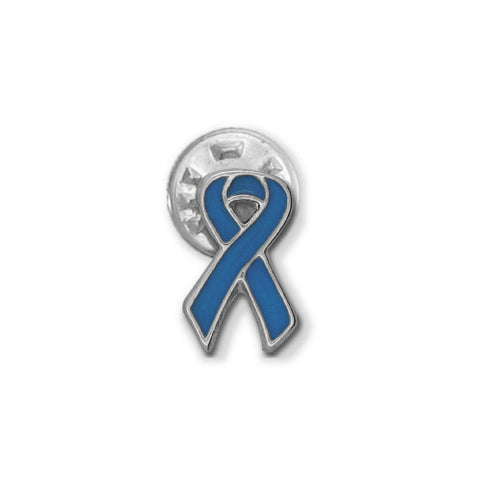Blue Colon Cancer Ribbon Stick Pin - SamandNan