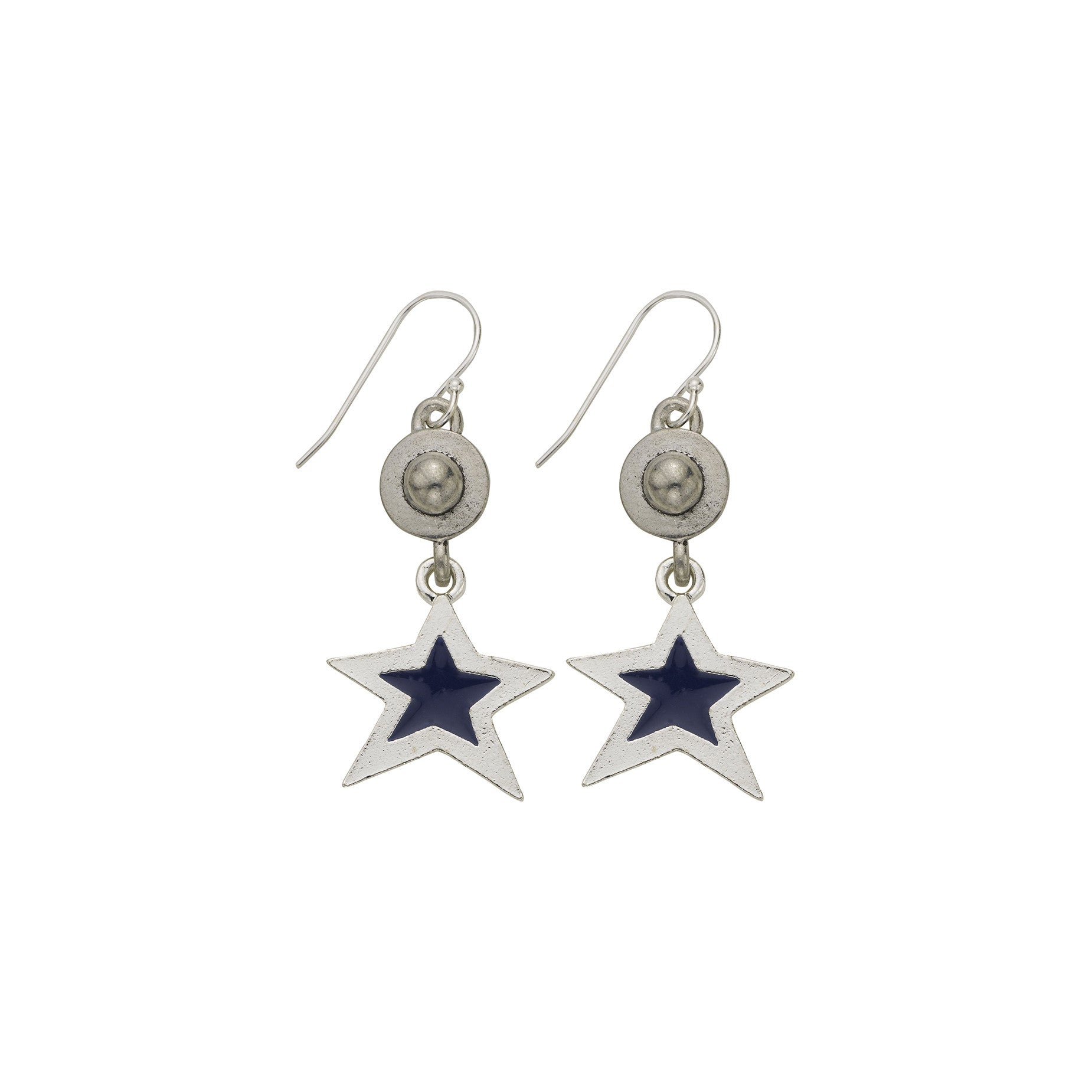 Blue Star Dome Earring - SamandNan