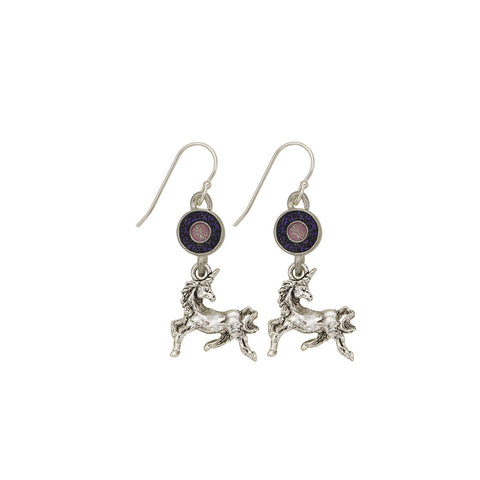 Purple Unicorn Earrings - SamandNan