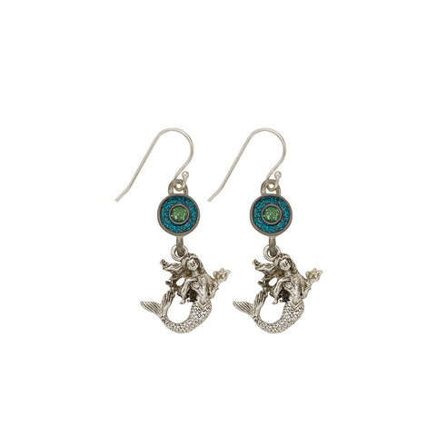 Green Mermaid Earrings - SamandNan