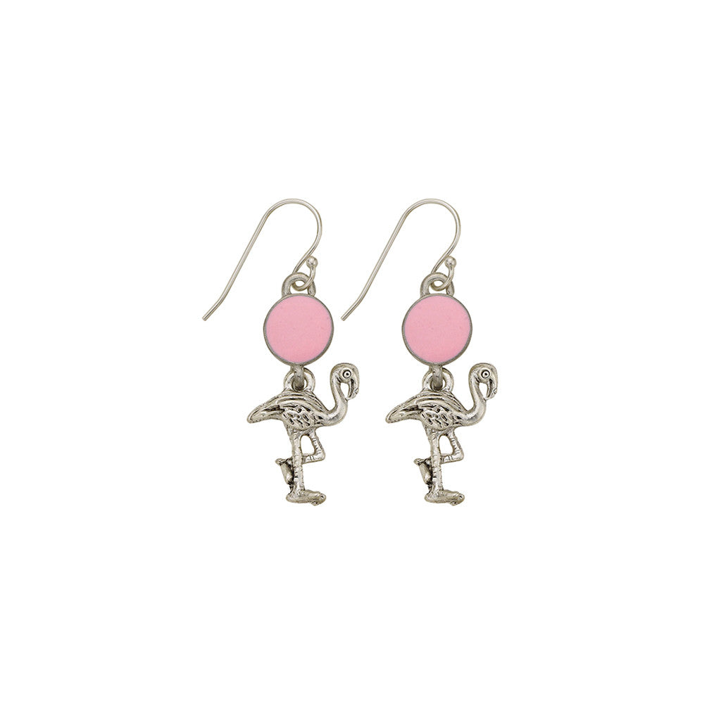 Pink Flamingo Earrings - SamandNan