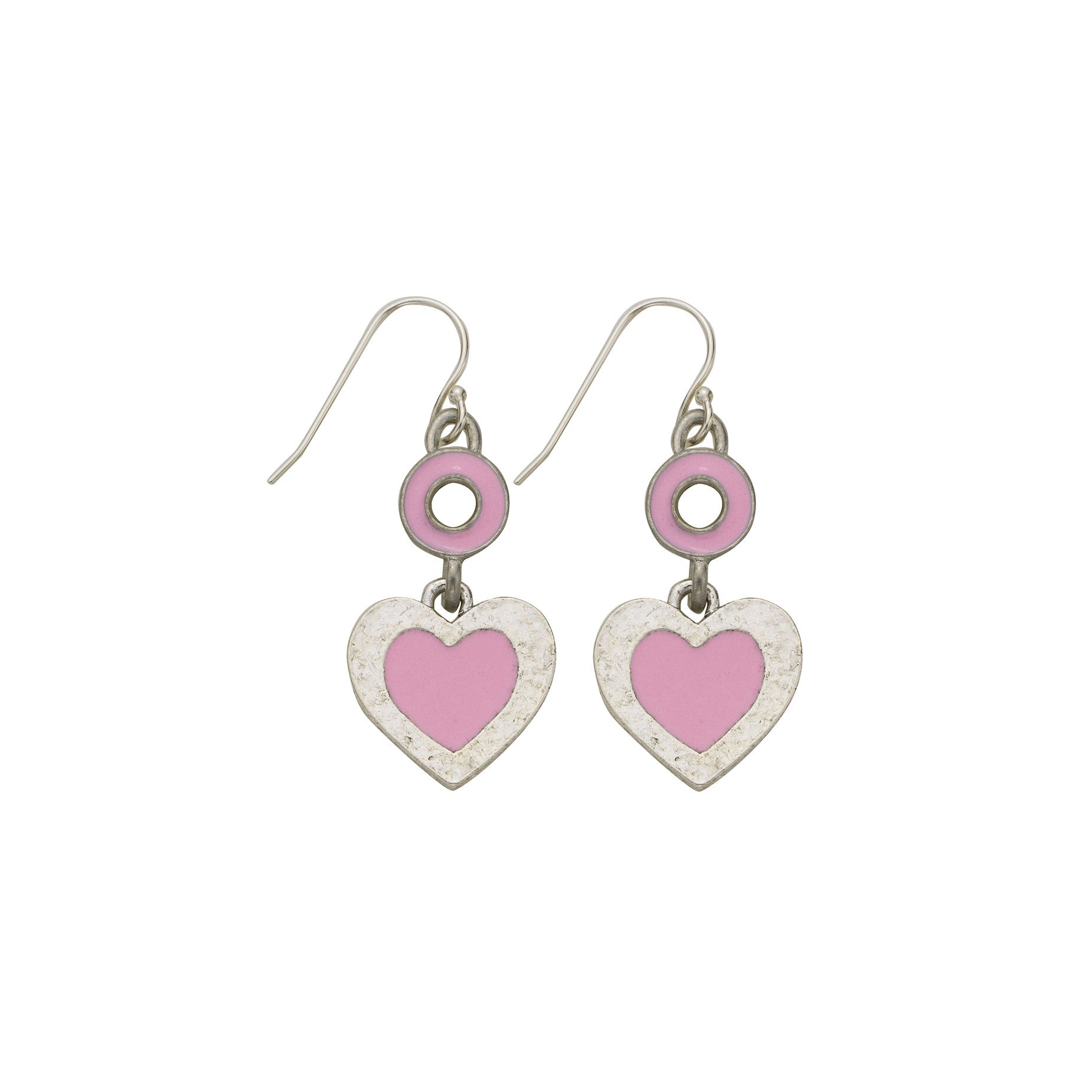 Heart Pink Earrings - SamandNan