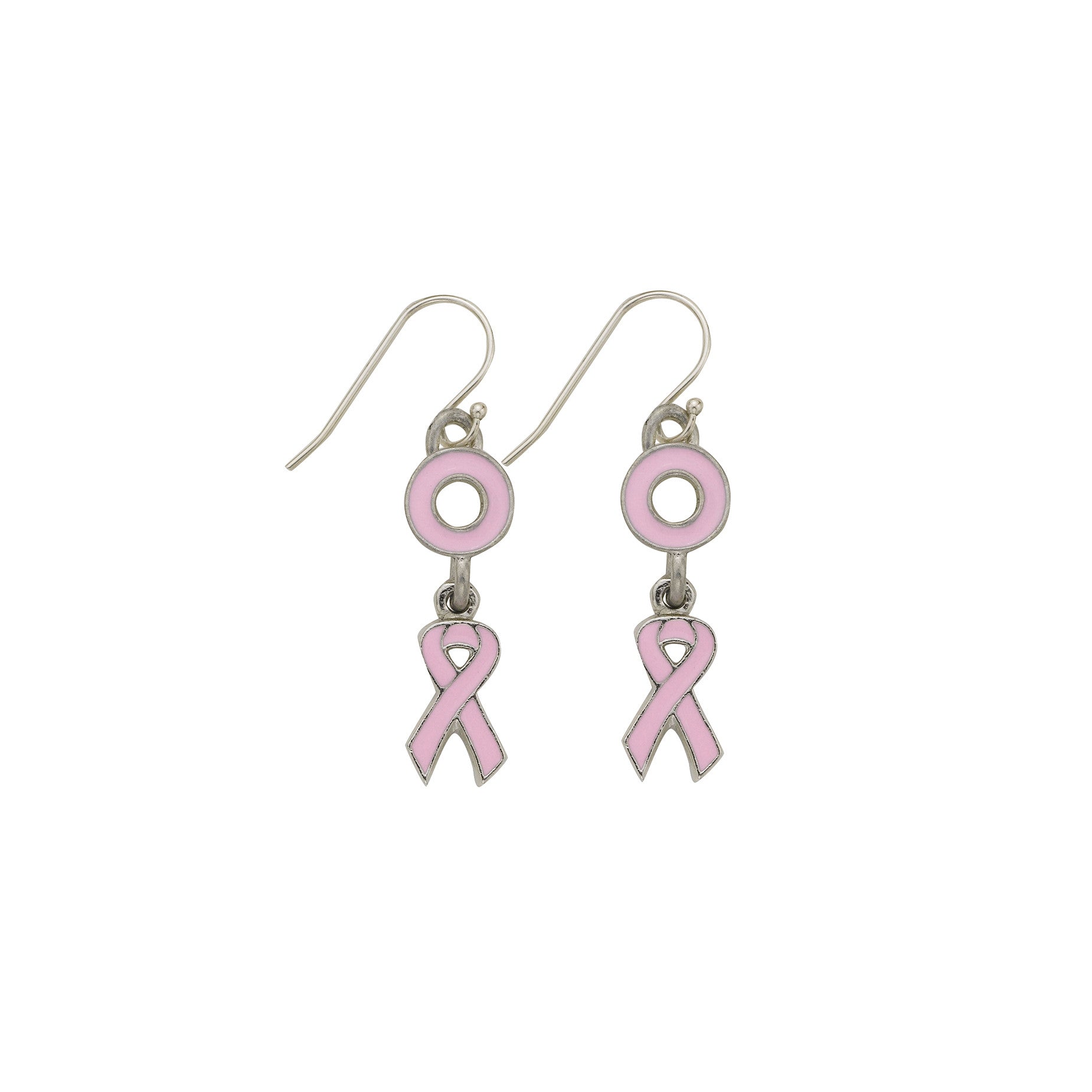 Breast Cancer Earrings Pink - SamandNan