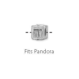 Letter T - Fits Pandora Bracelets - SamandNan