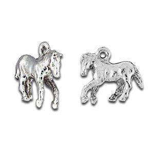 Sterling Silver Plated Horse Charms - SamandNan