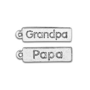 Grandpa / Papa Saying Charm - SamandNan