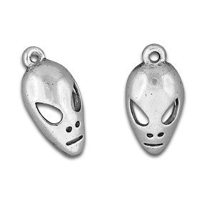 Alien Sterling Silver Plated Charms - SamandNan