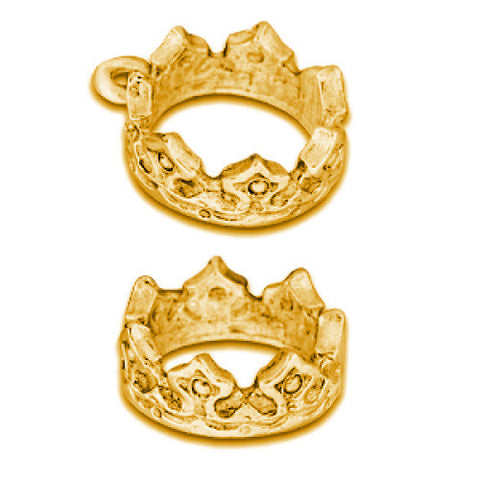 Crown Gold Plated Charms - SamandNan