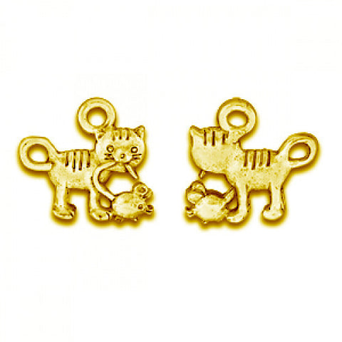 Gold Cat & Mouse - SamandNan