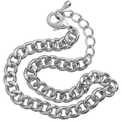 Silver 7.5 inch Link Chain - SamandNan
