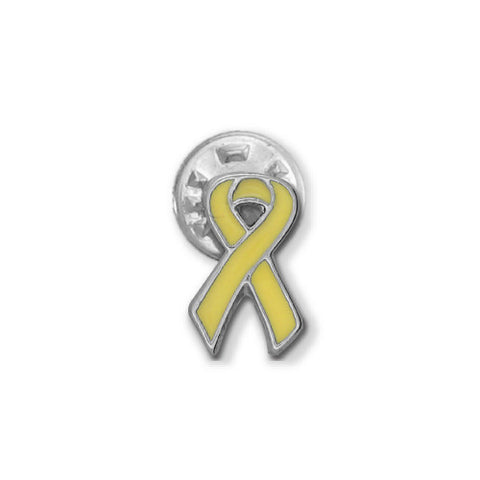Yellow Sarcoma Ribbon Stick Pin - SamandNan