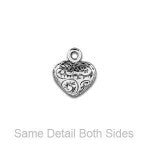 Sterling Silver Etruscan Heart - SamandNan